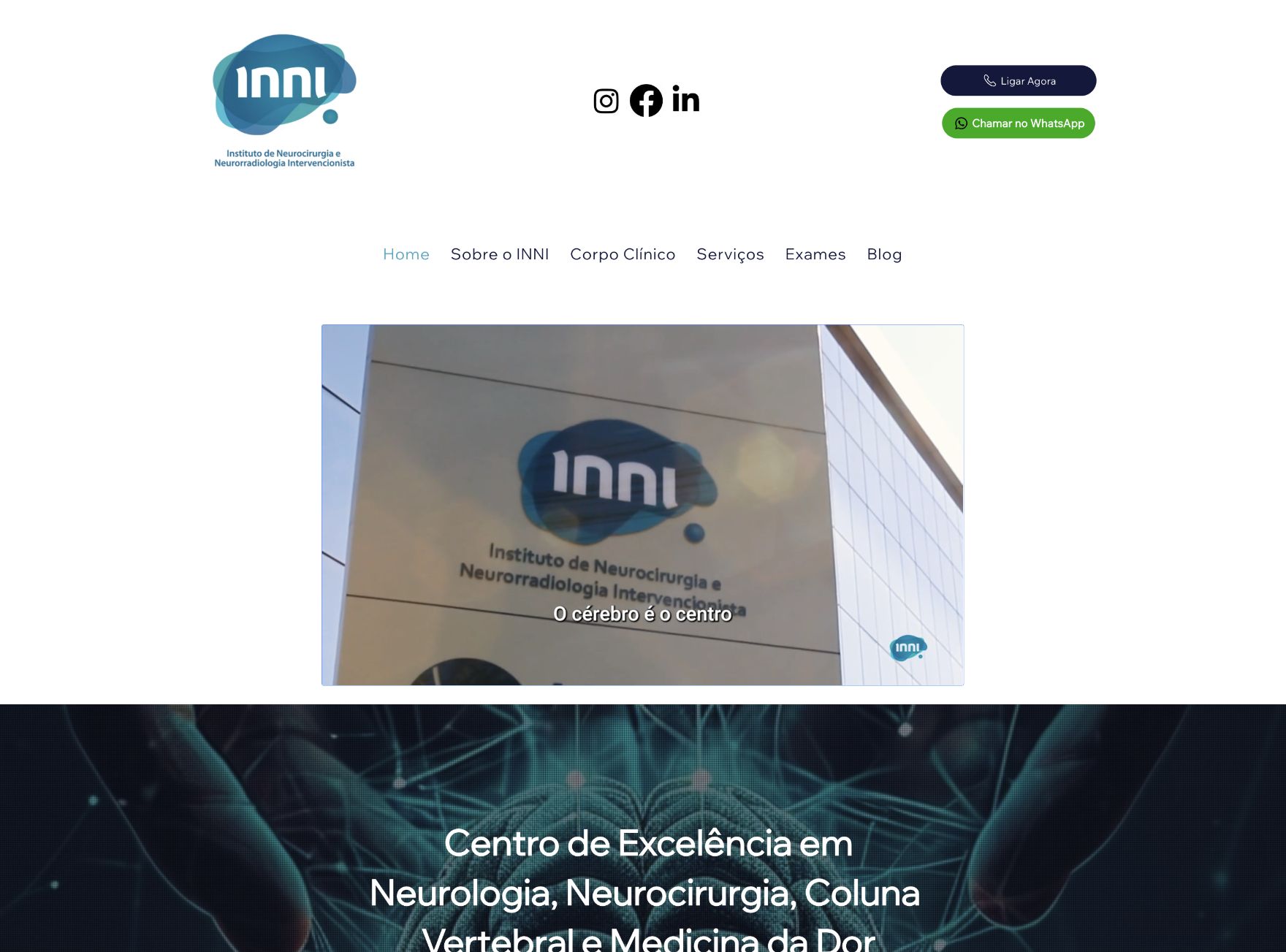 Página criada para o INNI Neuro